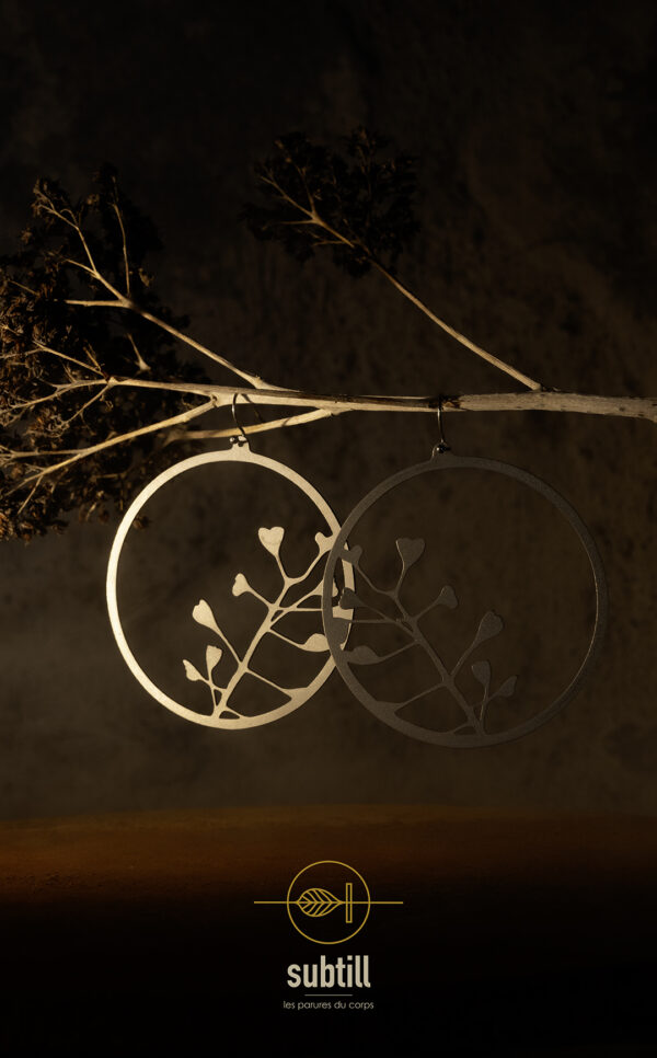 Boucles ”Créoles Végétales” – Image 3
