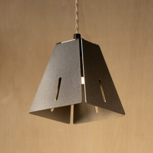 Lampe 4 pétales suspension