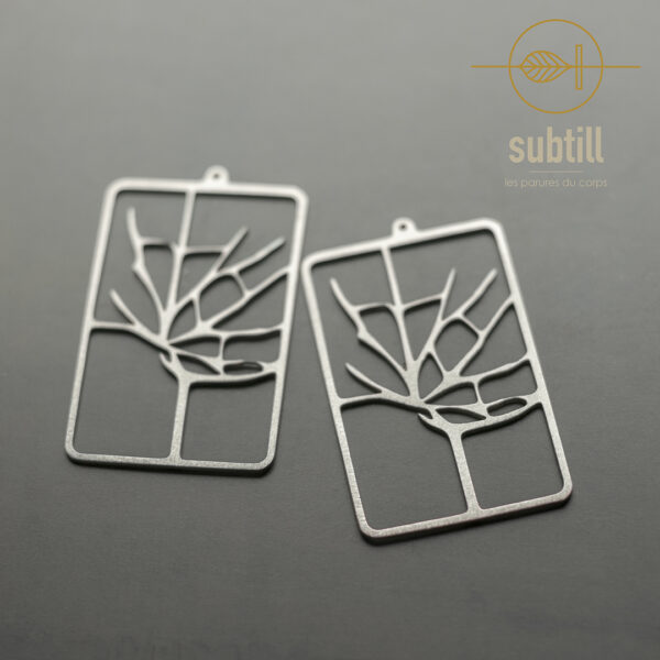 Boucles “Cadres Poétiques Arbre" – Image 6