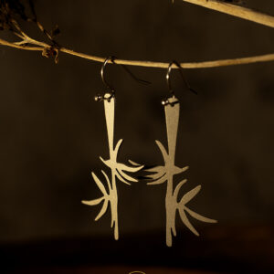 Boucles "Brindilles Rosier Liane" PM