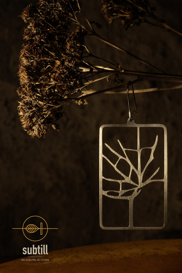 Boucles “Cadres Poétiques Arbre" – Image 4