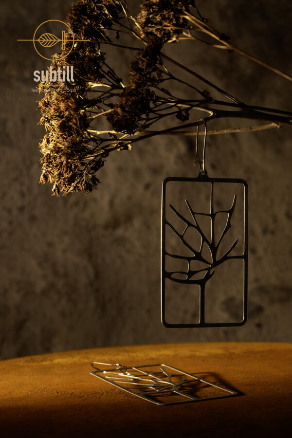 Boucles “Cadres Poétiques Arbre" – Image 3